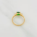 Anillo Corazón 1.85g / T6 1/4 Oro Amarillo 18K
