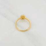 Anillo Halo Circulo 3g / T7 1/4 Oro Amarillo 18K