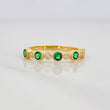 Anillo Circulos 1.75g / T6 Oro Amarillo 18K