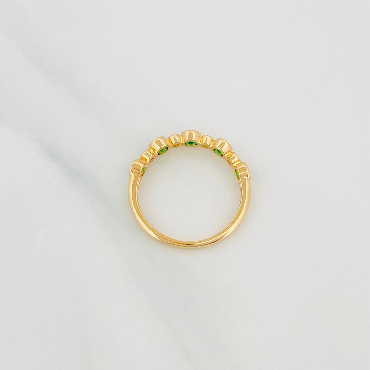 Anillo Circulos 1.75g / T6 Oro Amarillo 18K