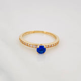 Anillo Solitario Churumbela 1.4g / T6 1/4 Oro Amarillo 18K