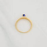 Anillo Solitario Churumbela 1.4g / T6 1/4 Oro Amarillo 18K