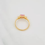Anillo Corazon 1.65g / T6 Oro Amarillo 18K