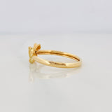 Anillo Mariposa Diamantada 1.1g / T6 3/4 Oro Amarillo 18K
