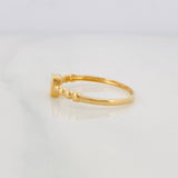 Anillo Cuadrado 1.45g / T7 1/4 Oro Amarillo 18K