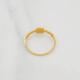 Anillo Cuadrado 1.45g / T7 1/4 Oro Amarillo 18K