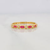 Anillo Churumbela 1.4g / T6 1/2 Oro Amarillo 18K
