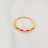 Anillo Churumbela 1.4g / T6 1/2 Oro Amarillo 18K