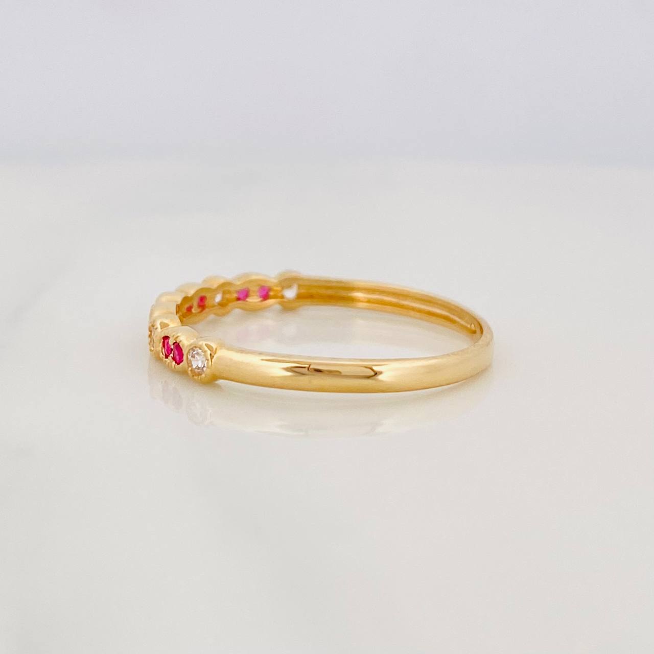 Anillo Churumbela 1.4g / T6 1/2 Oro Amarillo 18K