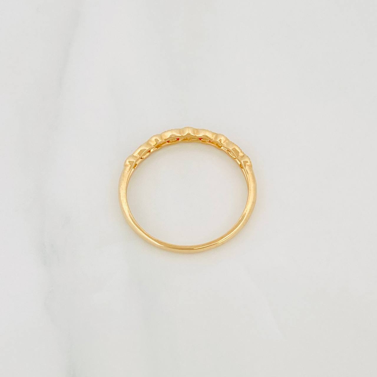 Anillo Churumbela 1.4g / T6 1/2 Oro Amarillo 18K