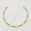 Pulso Tennis Mariposas 6.05g / 18.3cm / 2.54mm Oro Amarillo 18K