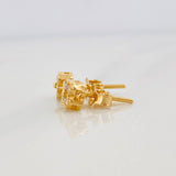 Topos Flor 1.35g / 5.1mm Oro Amarillo 18K