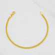 Pulso Cubano Tibetano 2.2g / 20cm / 2.6mm Oro Amarillo 18K