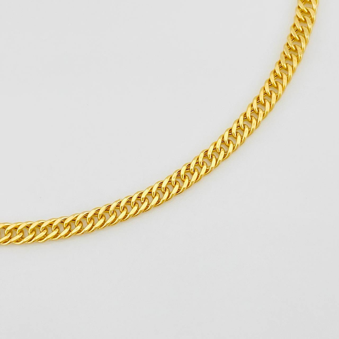 Pulso Cubano Tibetano 2g / 18cm / 2.6mm Oro Amarillo 18K