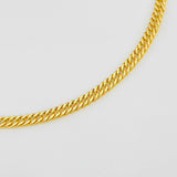 Pulso Cubano Tibetano 2g / 18cm / 2.6mm Oro Amarillo 18K