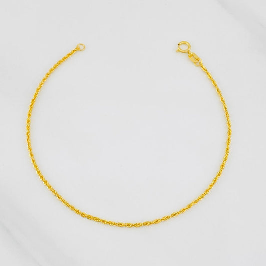 Pulso Lazo 0.6g / 19cm / 1.4mm Oro Amarillo 18K