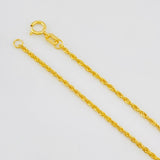 Pulso Lazo 0.6g / 19cm / 1.47mm Oro Amarillo 18K
