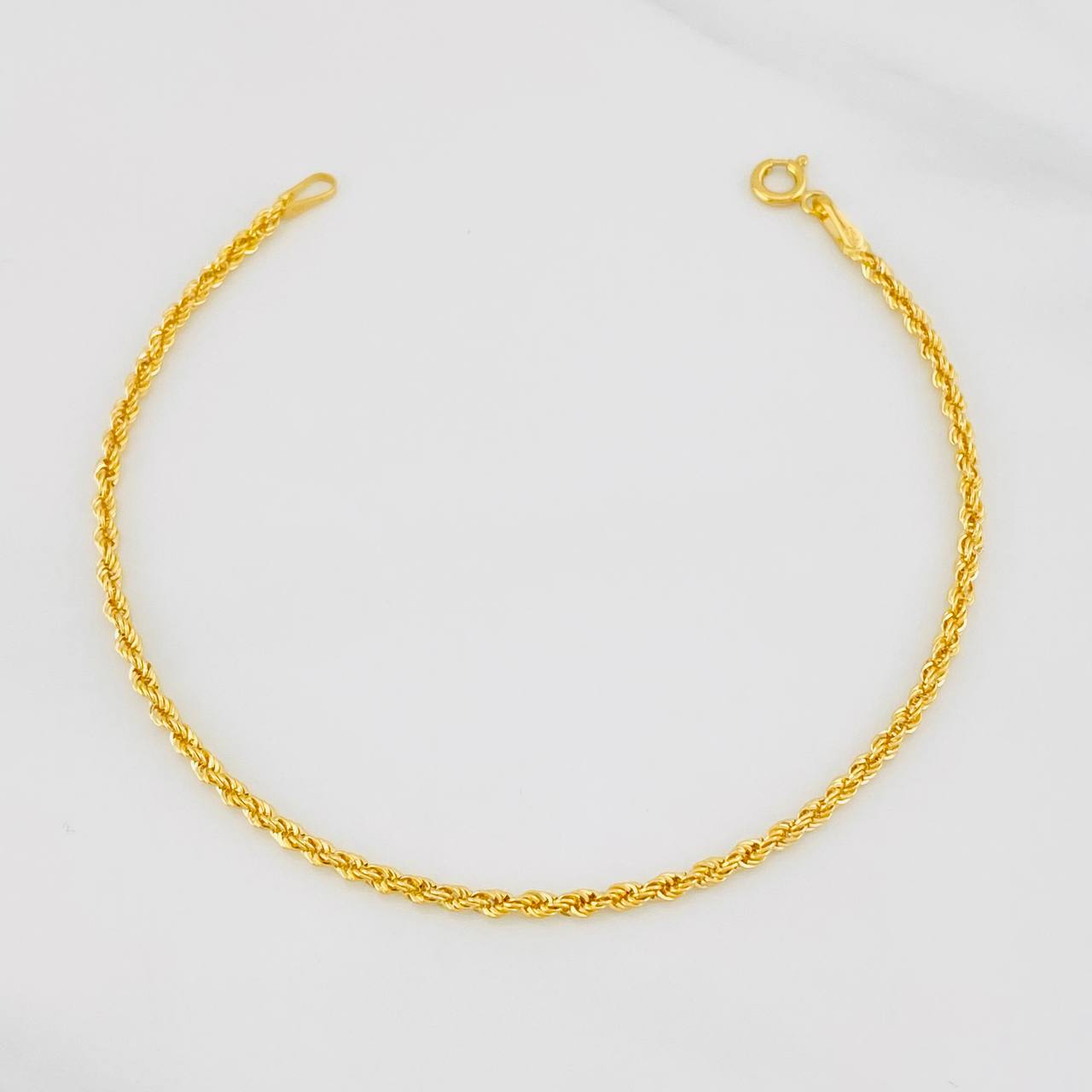Pulso Lazo 1.2g / 19cm / 2.1mm Oro Amarillo 18K