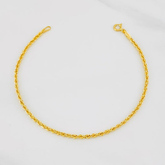 Pulso Lazo 1.2g / 19cm / 2.1mm Oro Amarillo 18K
