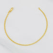Pulso Cubano Tibetano 2g / 18cm / 2.6mm Oro Amarillo 18K