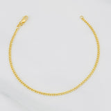 Pulso Cubano 1.15g / 18cm / 1.9mm Oro Amarillo 18K
