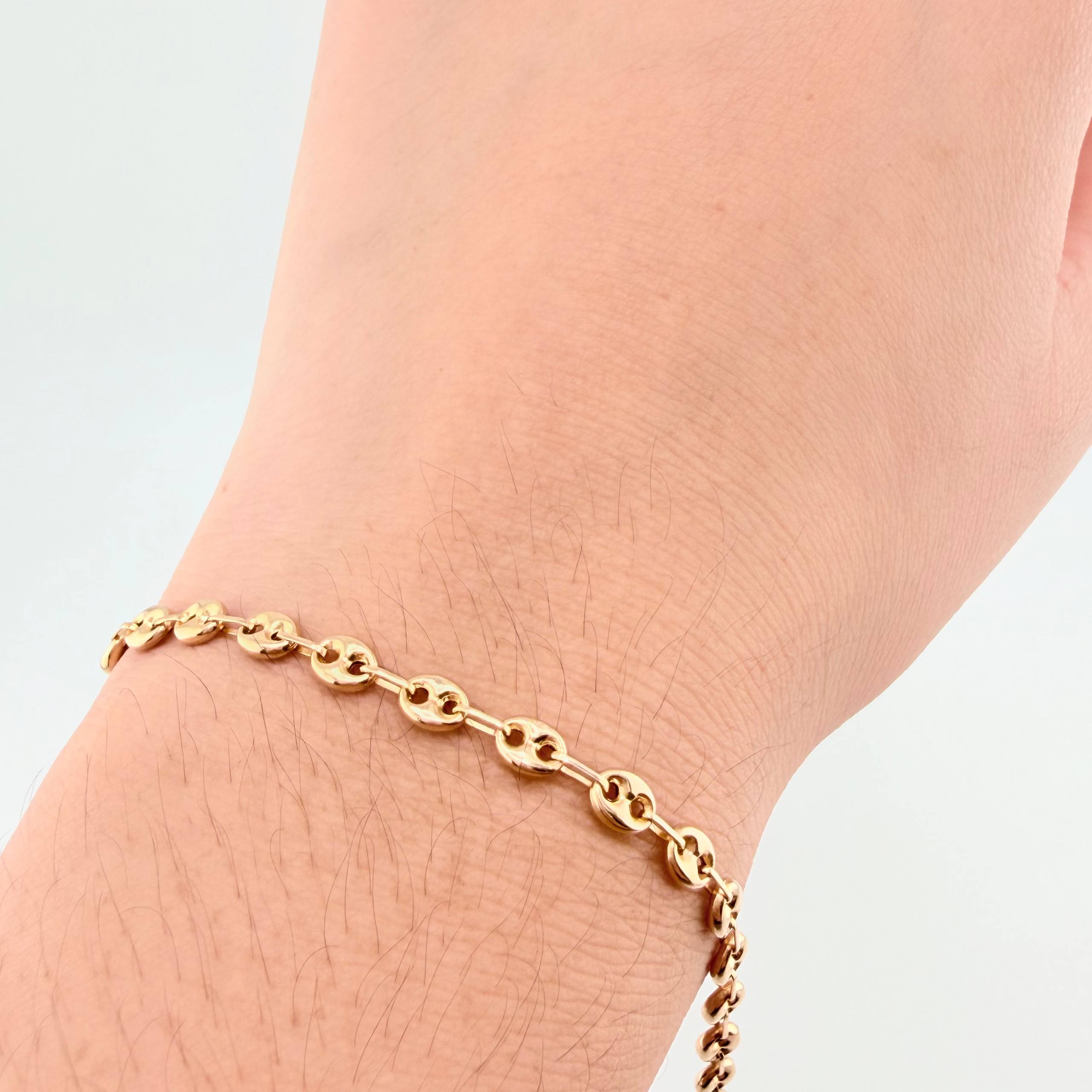 Pulso GC 2.05gr / 16.5cm / 4mm Oro Amarillo 18K ©
