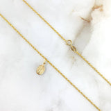 Cadena Lazo 1.15gr / 45cm + Dije Virgen Guadalupe 0.25gr / 1.5cm Oro Amarillo (Oferta)