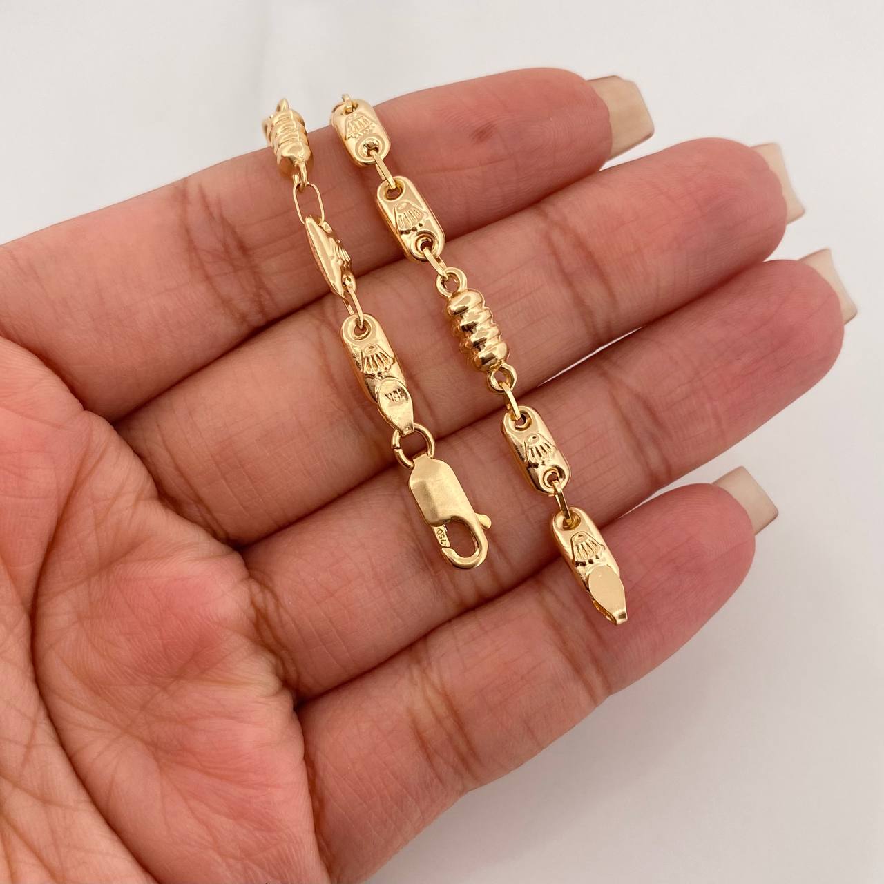 Pulso Rustico Corona 3.85 g / 18.2 cm / 4.29 mm Oro Amarillo 18K
