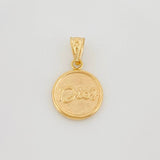Dije Dios 0.85 g / 2.1 cm Oro Amarillo 18K