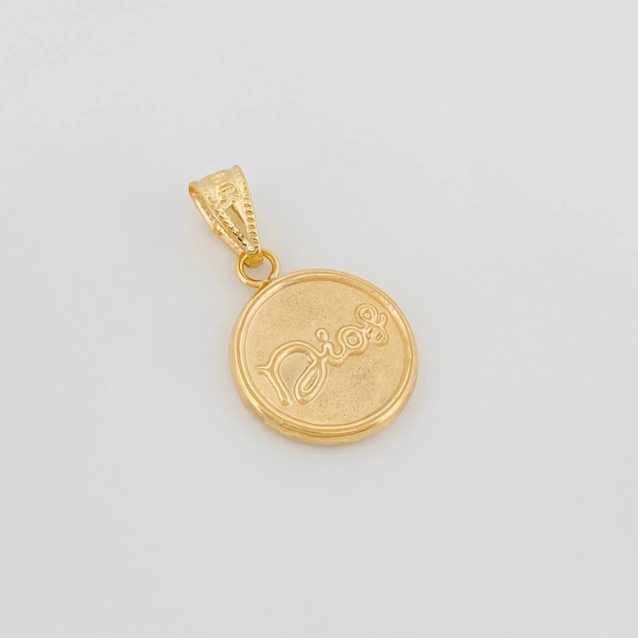 Dije Dios 0.85 g / 2.1 cm Oro Amarillo 18K
