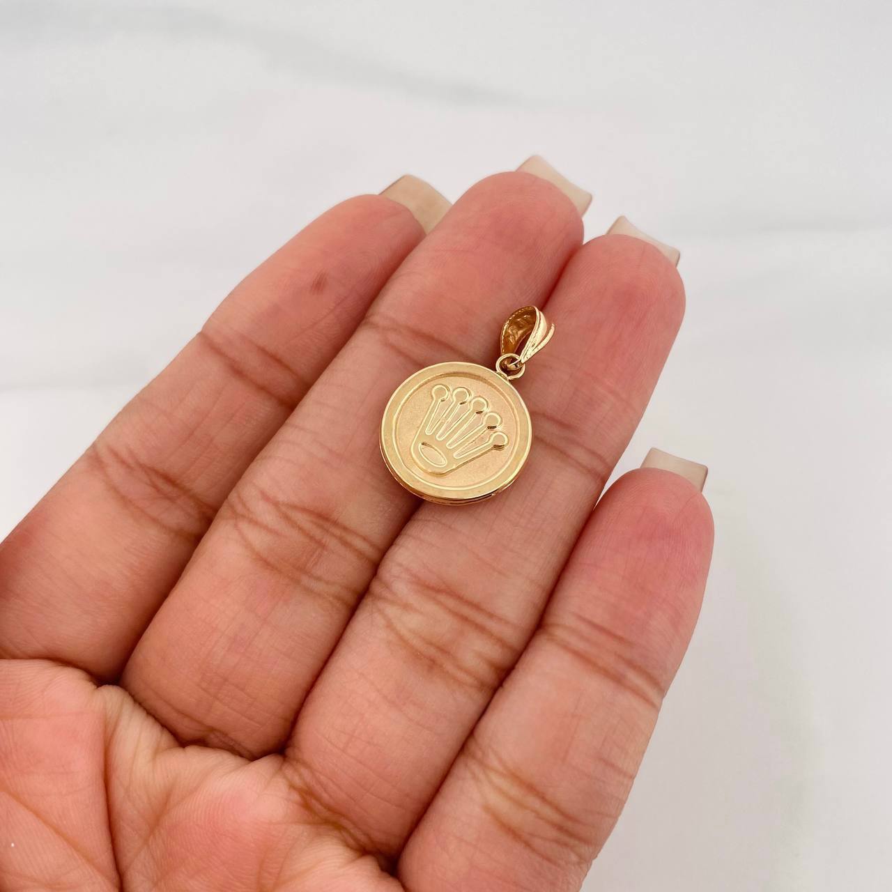 Dije Corona 1.25 g / 2.3 cm Oro Amarillo 18K
