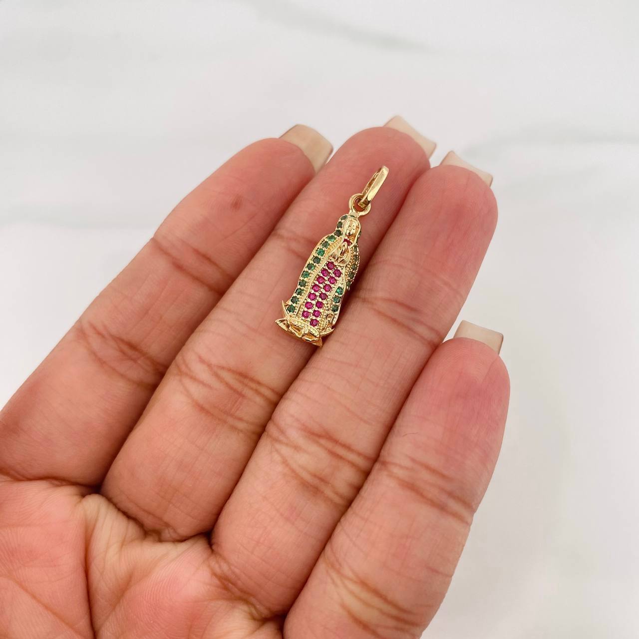 Dije Virgen De Guadalupe 1.65 g / 2.7 cm Oro Amarillo 18K