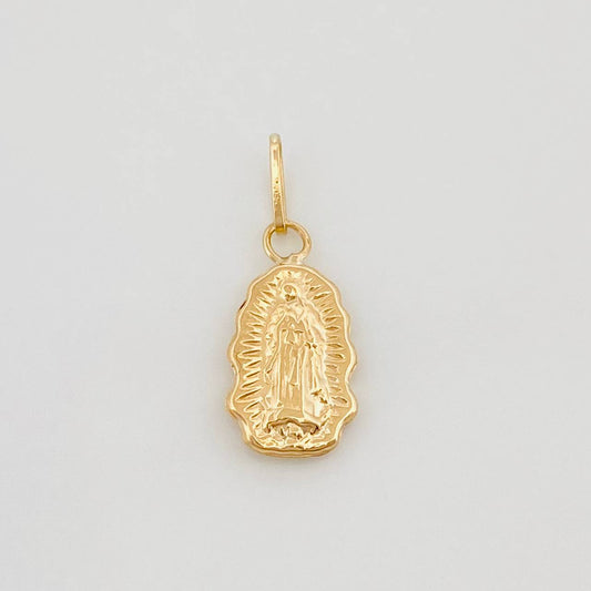 Dije Virgen De Guadalupe 0.65 g / 2.1 cm Oro Amarillo 18K