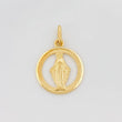 Dije Virgen Milagrosa 1.85 g / 2.4 cm Oro Amarillo 18K