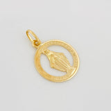 Dije Virgen Milagrosa 1.85 g / 2.4 cm Oro Amarillo 18K