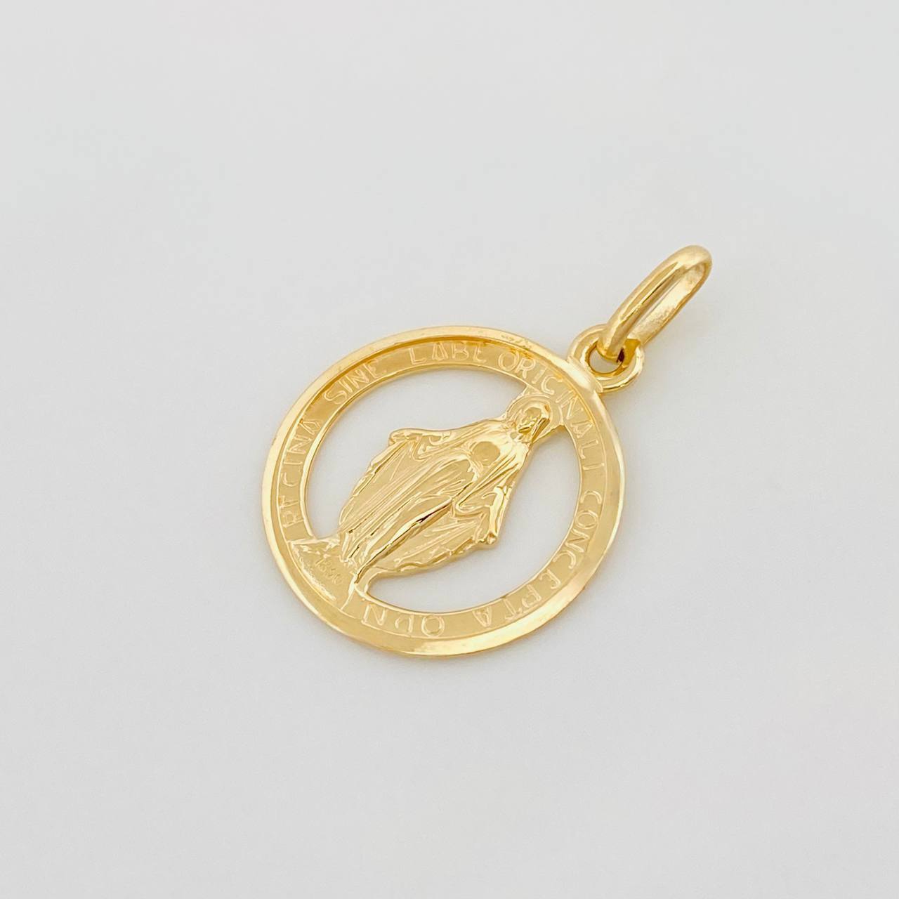 Dije Virgen Milagrosa 1.85 g / 2.4 cm Oro Amarillo 18K
