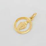Dije Virgen Milagrosa 1.85 g / 2.4 cm Oro Amarillo 18K