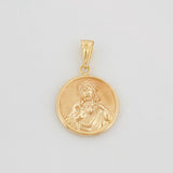 Dije Sagrado Corazón De Jesús 1.4 g / 2.5 cm Oro Amarillo 18K