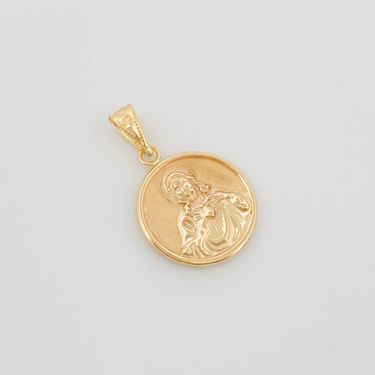 Dije Sagrado Corazón De Jesús 1.4 g / 2.5 cm Oro Amarillo 18K
