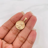 Dije Sagrado Corazón De Jesús 1.4 g / 2.5 cm Oro Amarillo 18K