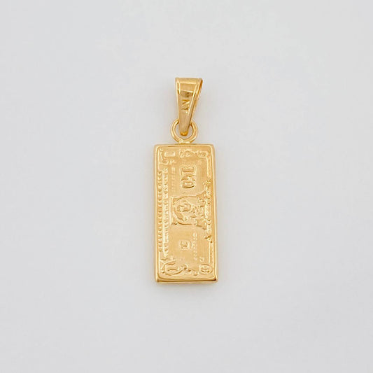 Dije One Dólar 0.8 g / 2.3 cm Oro Amarillo 18K