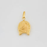 Dije Herradura Caballo 0.65 g / 1.9 cm Oro Amarillo 18K