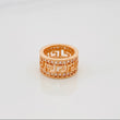 Herraje Tribal 2.45 g / 1.3 cm Oro Rosa 18K