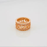 Herraje Tribal 2.45 g / 1.3 cm Oro Rosa 18K