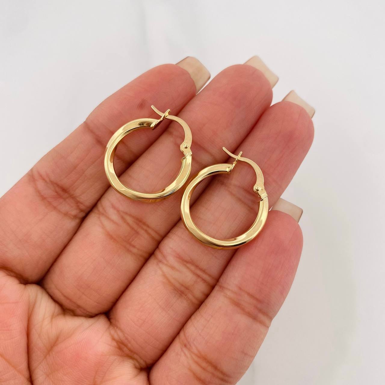 Candongas Bridget 1.55 g / 2.1 cm Oro Amarillo 18K