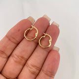 Candongas Nia 1.1 g / 1.4 cm Oro Amarillo 18K