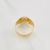 Anillo Sello Ovalado 3.4 g / T11 Oro Amarillo 18K
