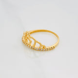 Anillo Corona 15´S 1.85 g / T7 Oro Amarillo 18K
