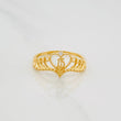Anillo Corona 15´S 1.4 g / T5 1/4 Oro Amarillo 18K