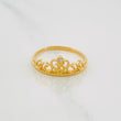 Anillo Corona 15´S 1.65 g / T6 1/4 Oro Amarillo 18K